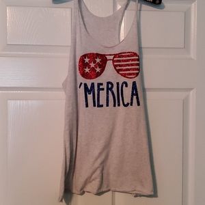 4th of July tank top